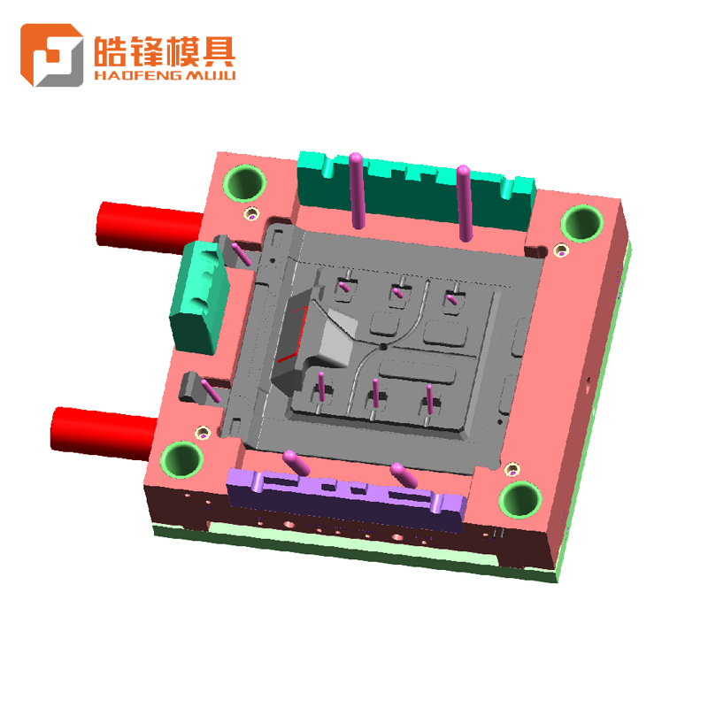 冷流道3D打印机前盖模具